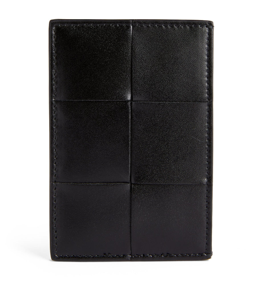 Bottega Veneta leather maxi intrecciato card holder (British brand)