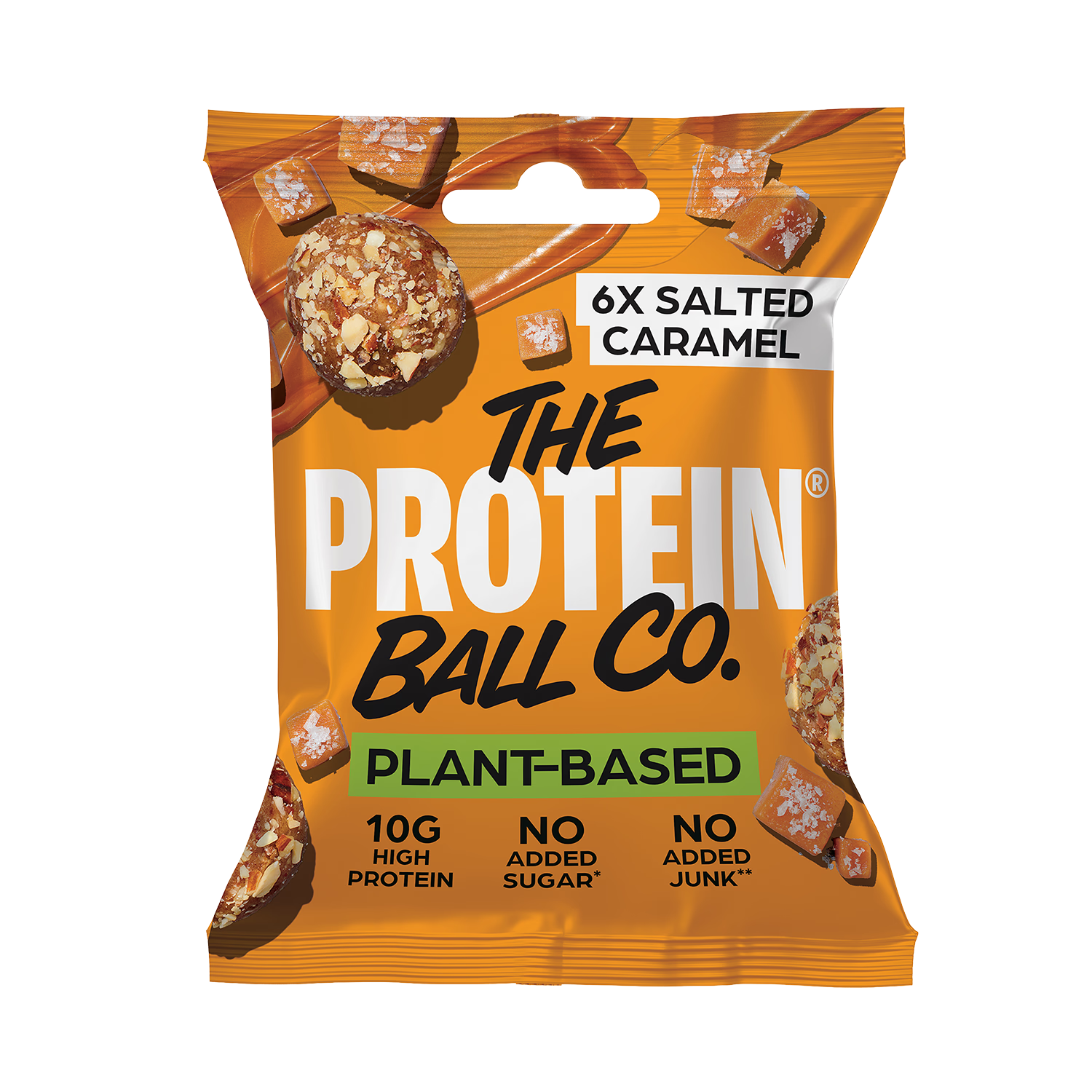 Ballsy salted caramel protein balls 6-piece bag (British brand)