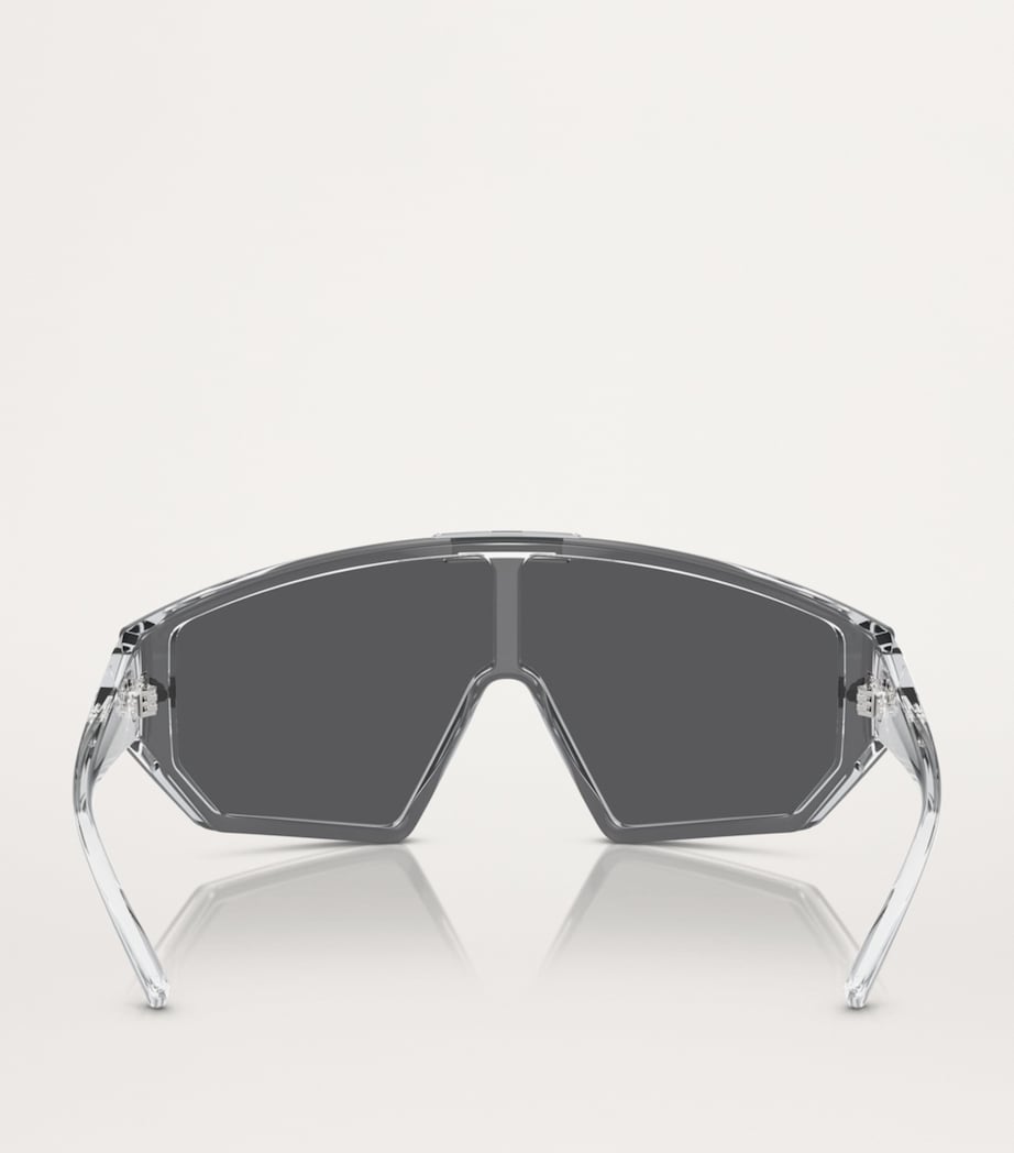 Versace Injected sunglasses metal frame tinted lenses, UK version