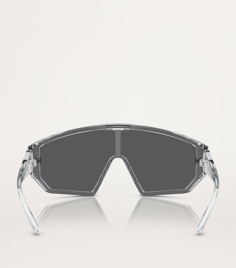 Versace Injected sunglasses metal frame tinted lenses, UK version