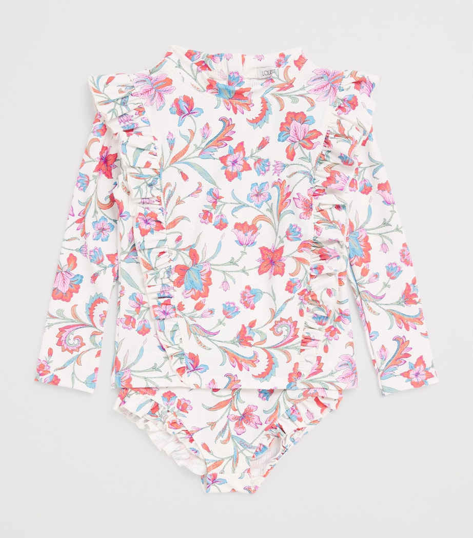 Louise Misha floral tankini and shorts set for children 3-10 years, UK version