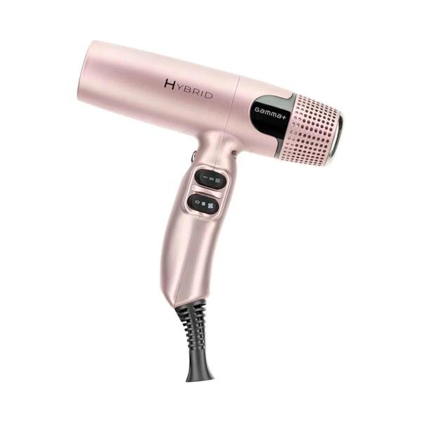 Gamma+ Hybrid hairdryer rose gold, imported from the UK