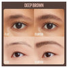Maybelline Super Fluff Brow Mousse 260 Deep Brown, imported from the UK