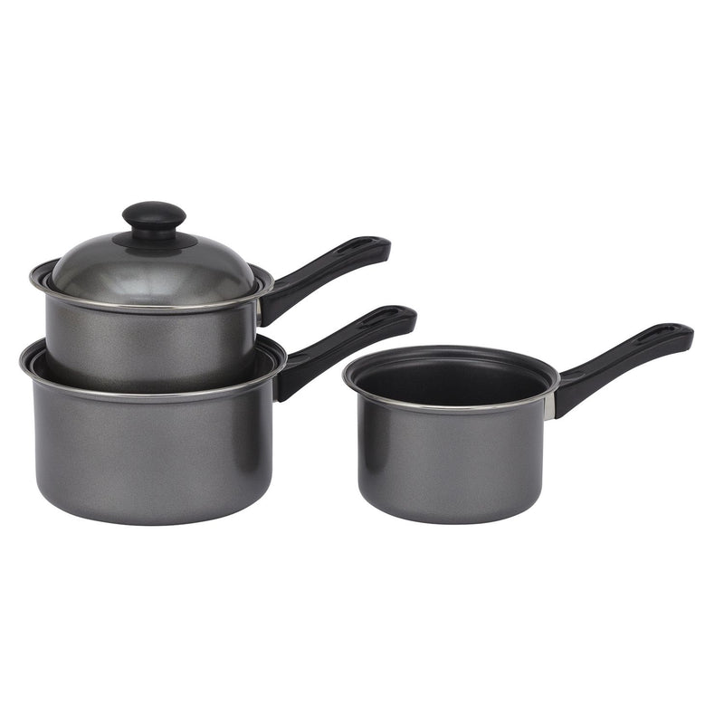 Home Essentials 3 piece non stick carbon steel pan set, imported from the UK
