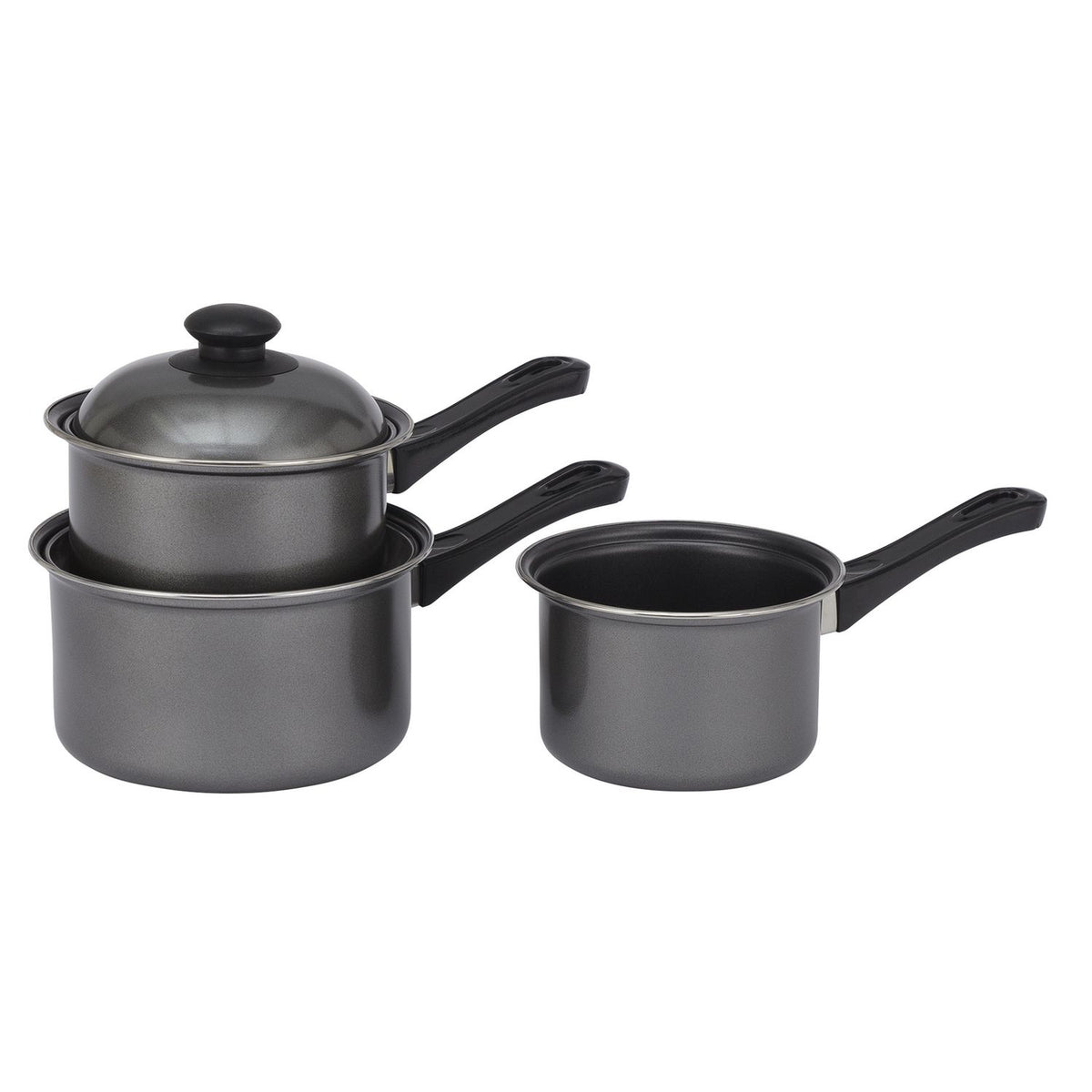 Home Essentials 3 piece non stick carbon steel pan set, imported from the UK