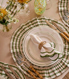 Maison Margaux wicker napkin rings 5cm, imported from the UK