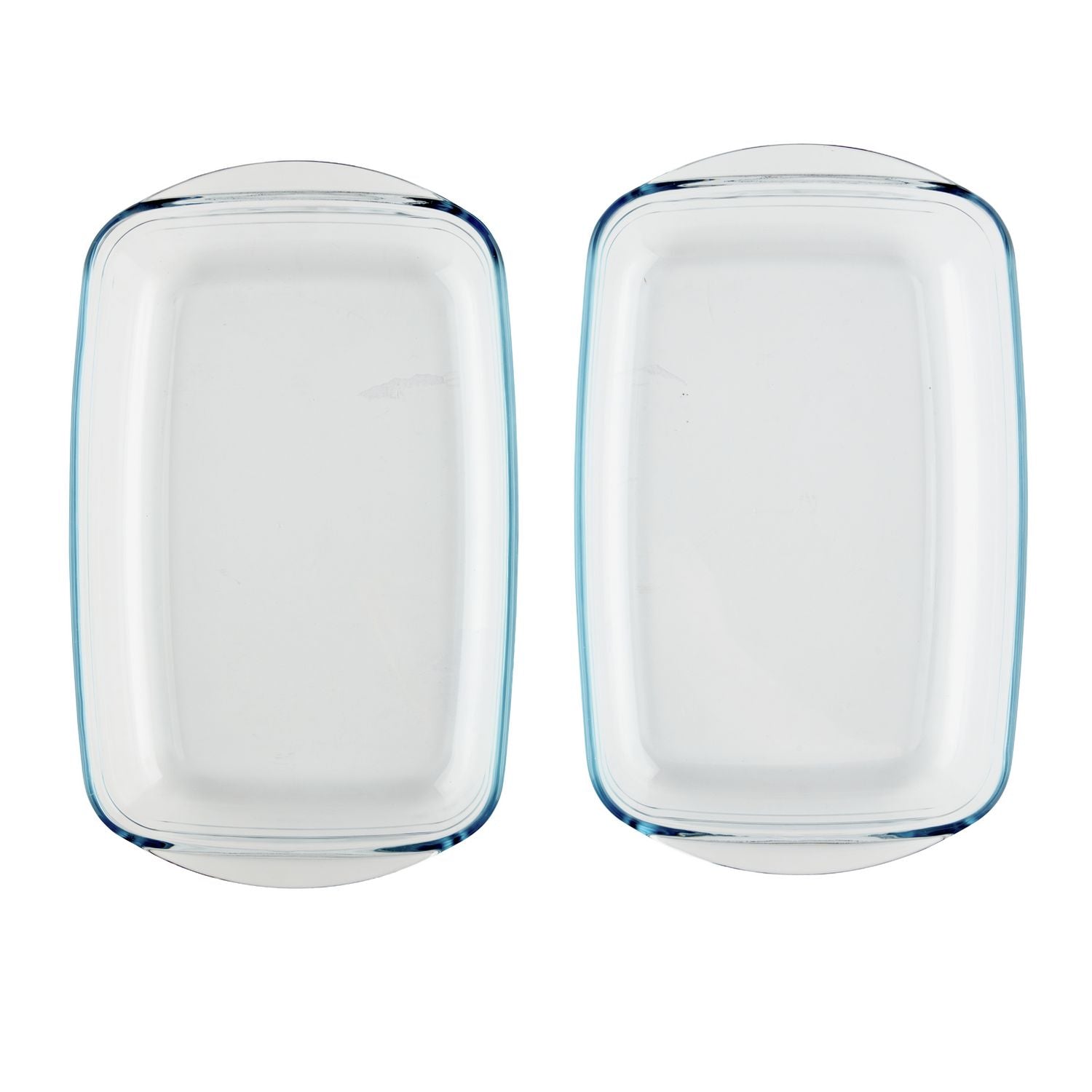 Argos Home set of 2 glass roasters 35cm by 22cm, UK version