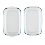 Argos Home set of 2 glass roasters 35cm by 22cm, UK version
