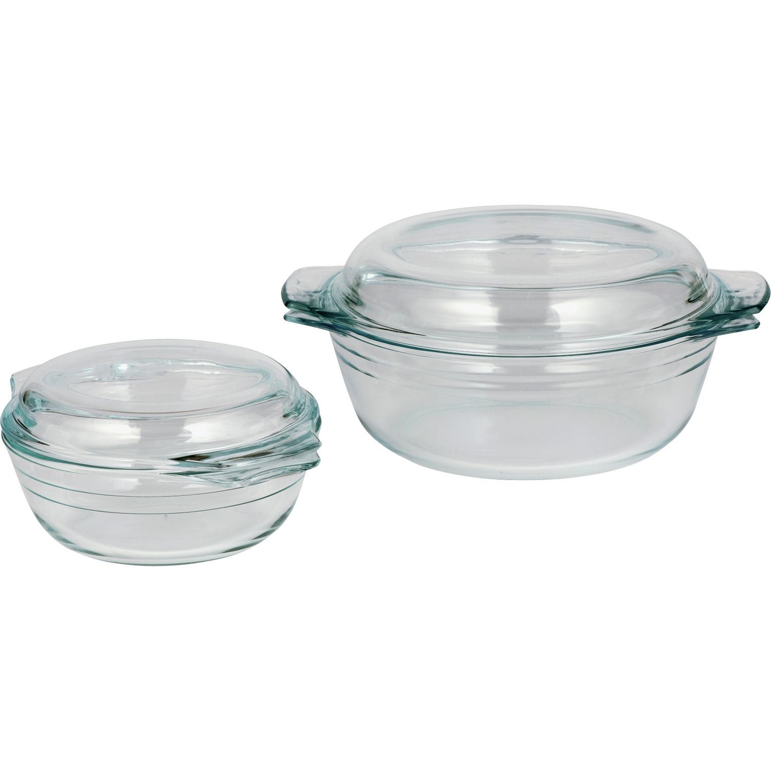 Argos Home glass casserole dish set 2 piece, imported from the UK