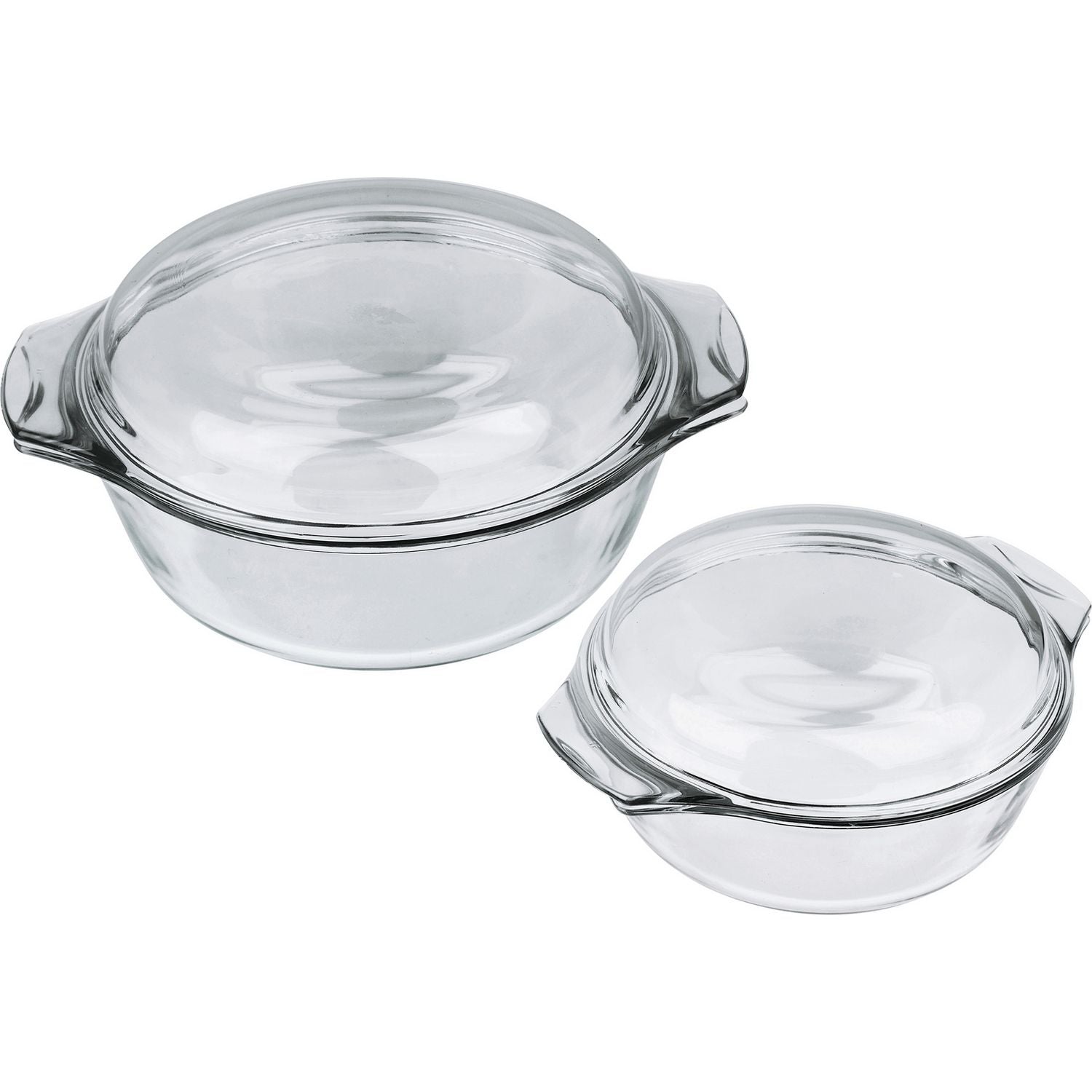 Argos Home glass casserole dish set 2 piece, imported from the UK