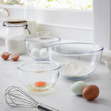 Pyrex glass bowl set 3 piece, UK version