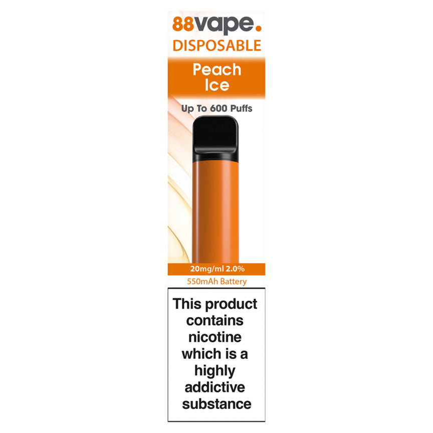 88Vape Disposable Peach Ice