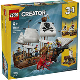 LEGO Creator 3in1 pirate ship toy 1074 pieces - British product
