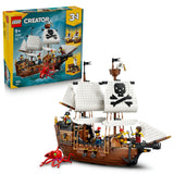 LEGO Creator 3in1 pirate ship toy 1074 pieces - British product