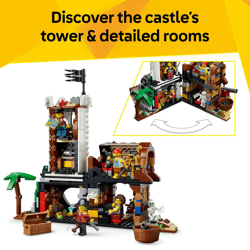 LEGO Creator 3in1 pirate ship toy 1074 pieces - British product