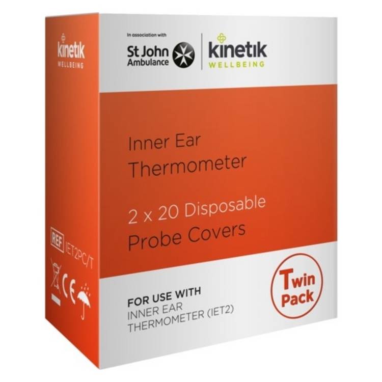 Kinetik Wellbeing probe covers pack of 40 (British brand)