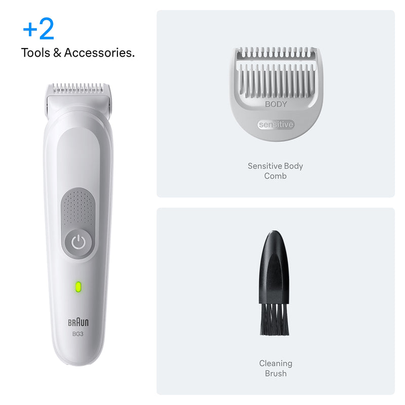 Braun Body Groomer Series 3 BG3500 grey (British brand)