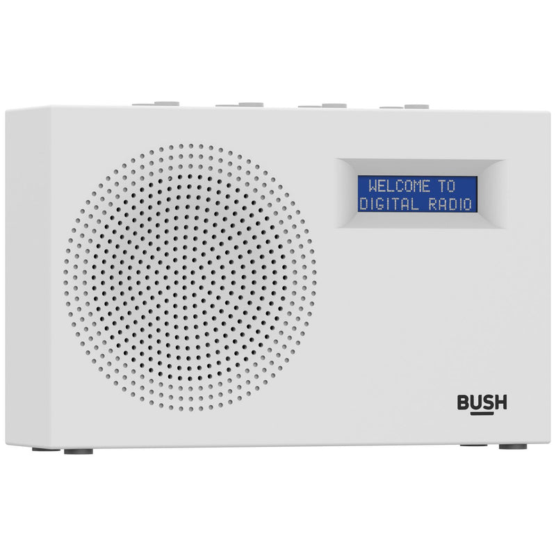 Bush Sandy DAB/FM portable radio white (British brand)