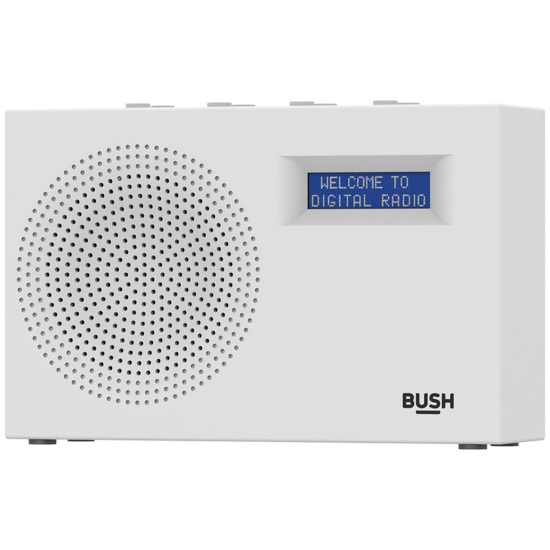 Bush Sandy DAB/FM portable radio white (British brand)