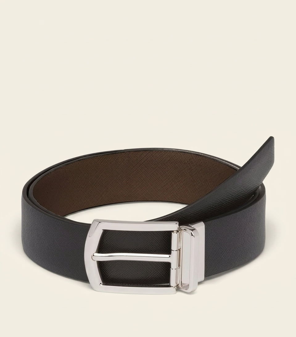Prada Saffiano leather reversible belt (British brand)