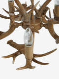 Natural antler ceiling light 5-light fitting, UK version