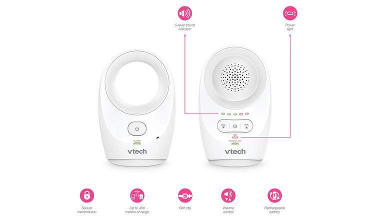 Vtech DM1111 Audio Baby Monitor GOODS Argos