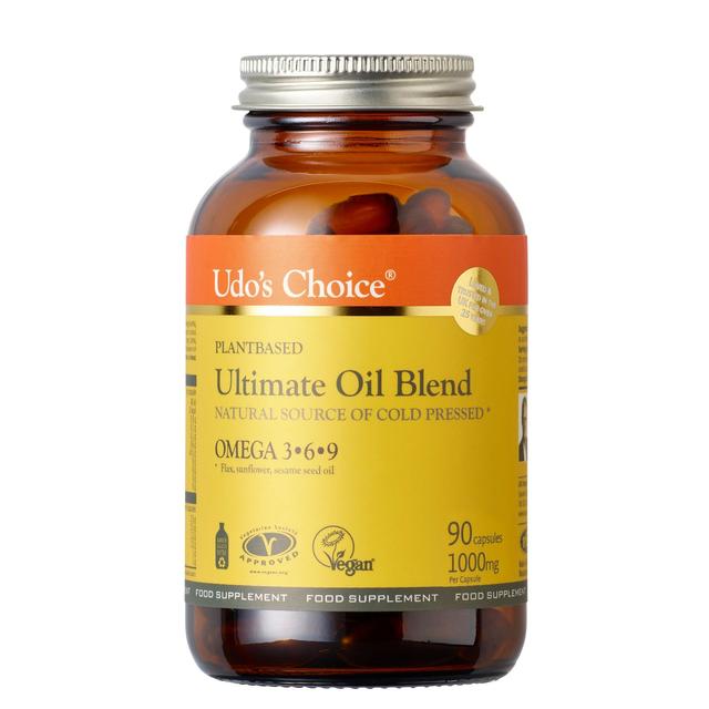 Udo's Choice Ultimate Oil Blend Omega 3 & 6 Capsules 1000mg    90 per pack GOODS M&S   