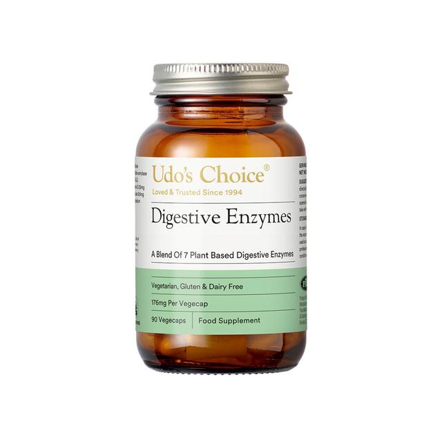 Udo's Choice Digestive Enzymes Supplement Vegetable Capsules    90 per pack GOODS M&S   