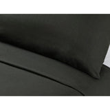 Habitat Easycare Plain Black Bedding Set - Kingsize