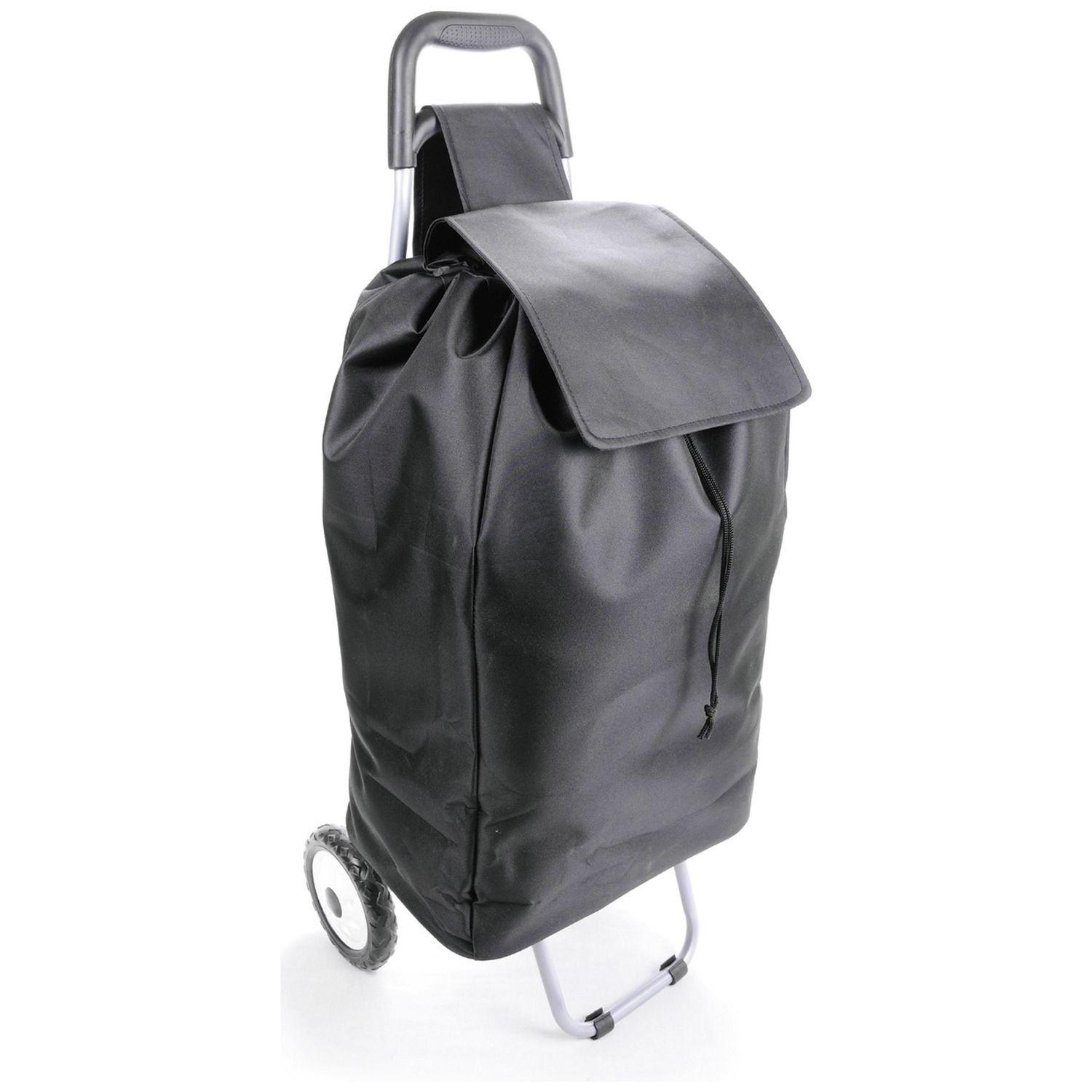 black 2 wheel folding shopping trolley 82L (British brand)