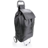 black 2 wheel folding shopping trolley 82L (British brand)