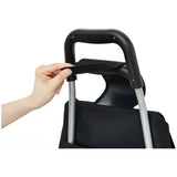 black 2 wheel folding shopping trolley 82L (British brand)
