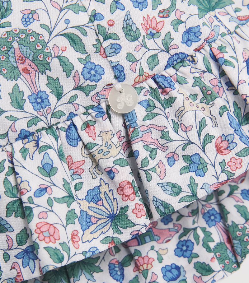 Tartine et Chocolat Liberty print floral baby bonnet (British brand)
