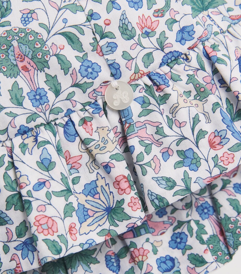 Tartine et Chocolat Liberty print floral baby bonnet (British brand)