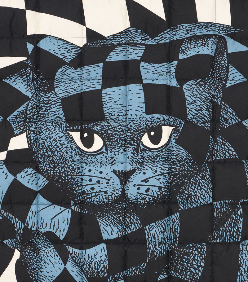 Fornasetti Silk Plaid High Fidelity Throw 140cm x 200cm - British product
