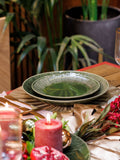 Mikasa Green Jardin side plates set of 4 21cm (British brand)
