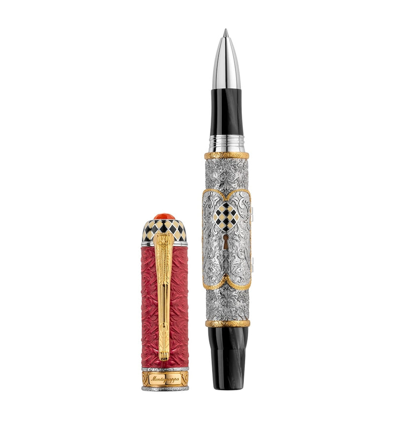 Montegrappa Sterling Silver Casanova rollerball pen, imported from the UK