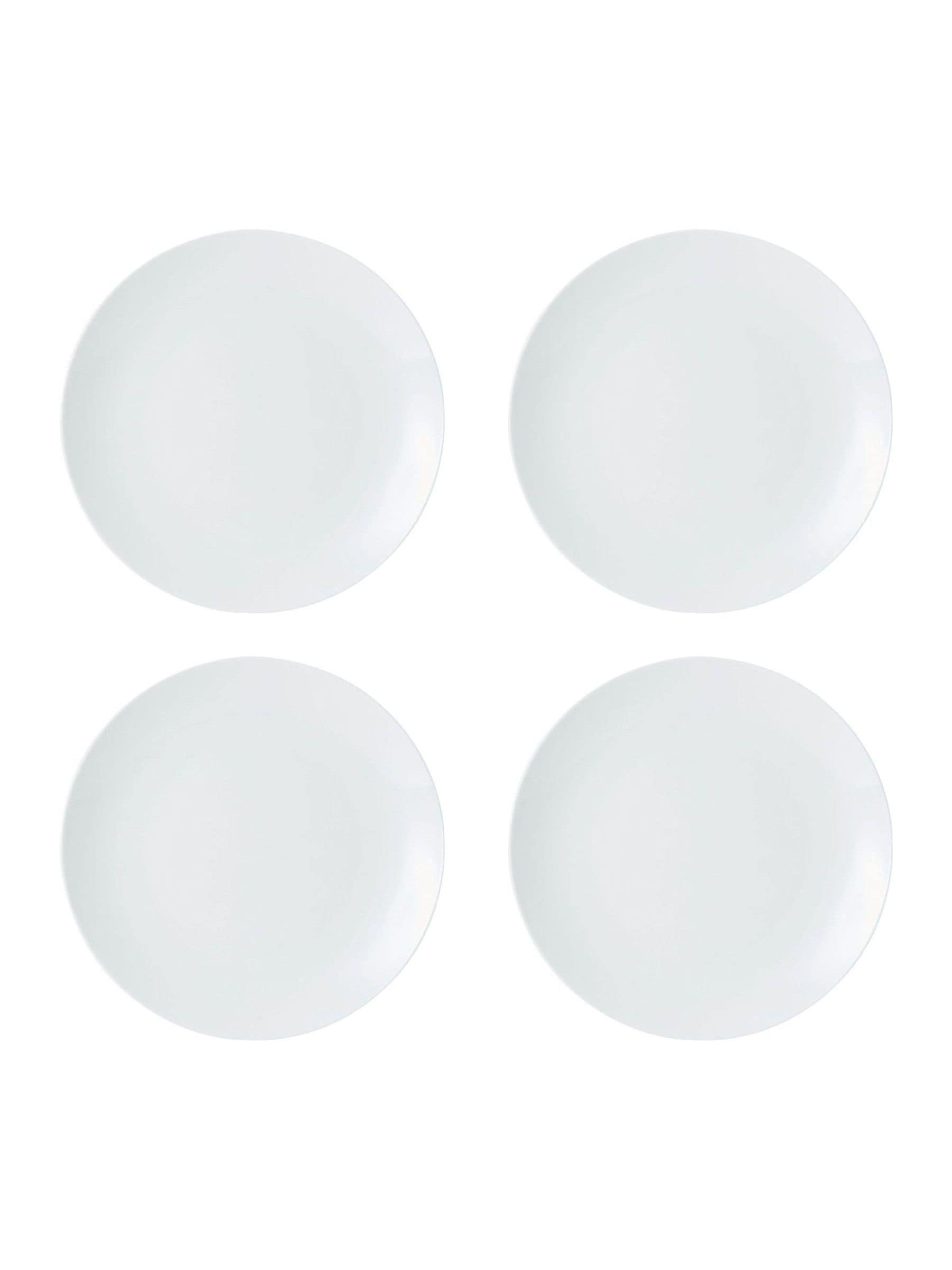 Mikasa Chalk porcelain dinner plate set of 4, imported from the UK