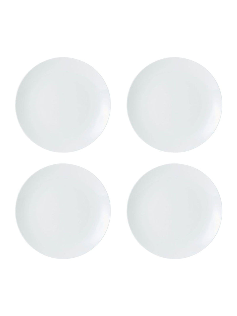 Mikasa Chalk porcelain dinner plate set of 4, imported from the UK