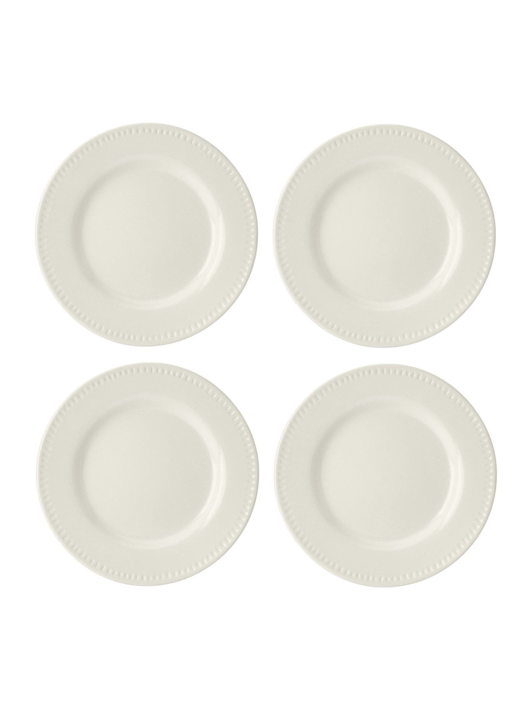 Mikasa 4-piece stoneware side plates 21cm (British brand)