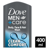 Dove Men+Care Body and Face Wash Clean Comfort 400ml GOODS Boots   