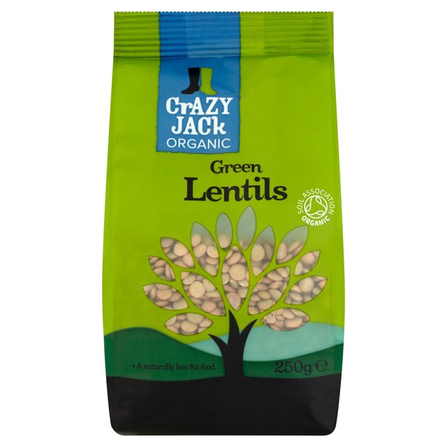 Crazy Jack Organic Green Lentils   250g GOODS M&S   