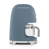 Smeg coffee machine blue matt finish 10-cup (British brand)