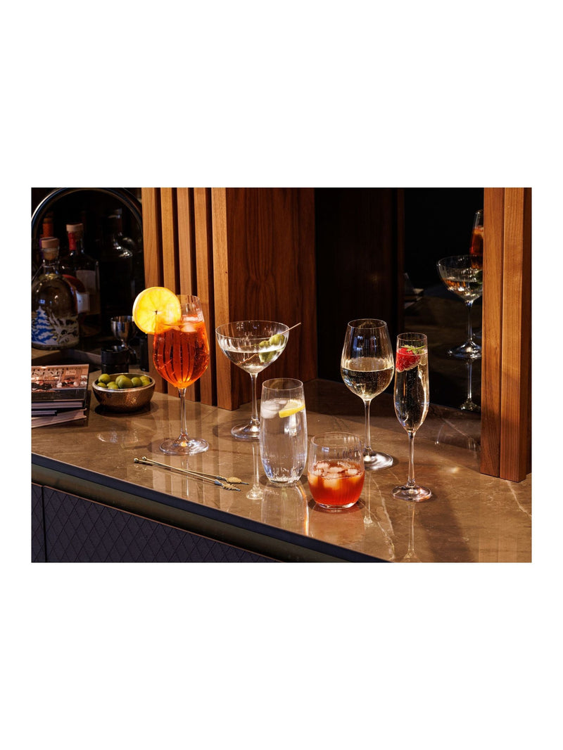 Mikasa Treviso crystal highball glasses set of 4, imported from the UK