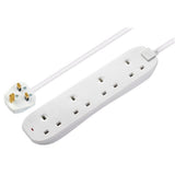 Masterplug 4 socket extension lead 10m, imported from the UK