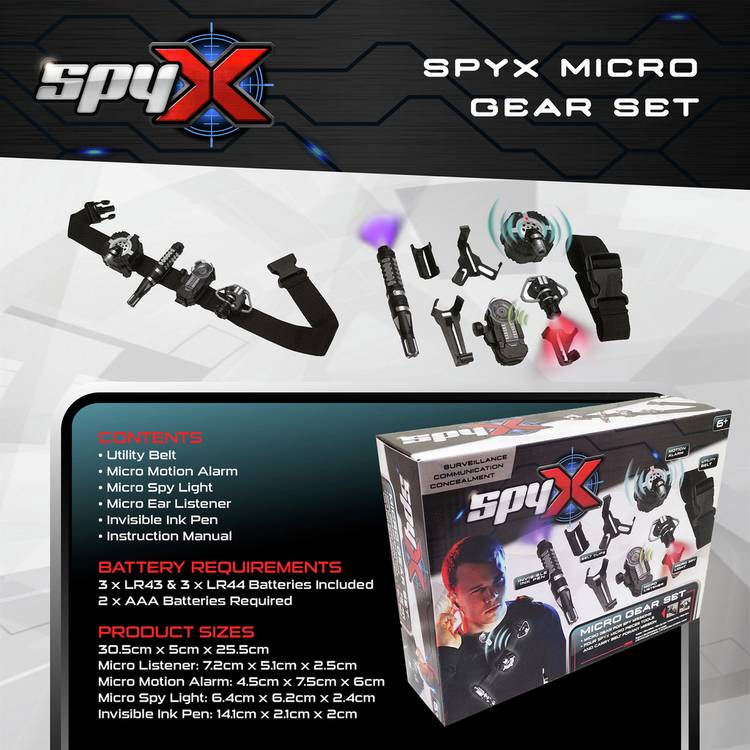 Spy X Micro Spy Gear Set, UK version