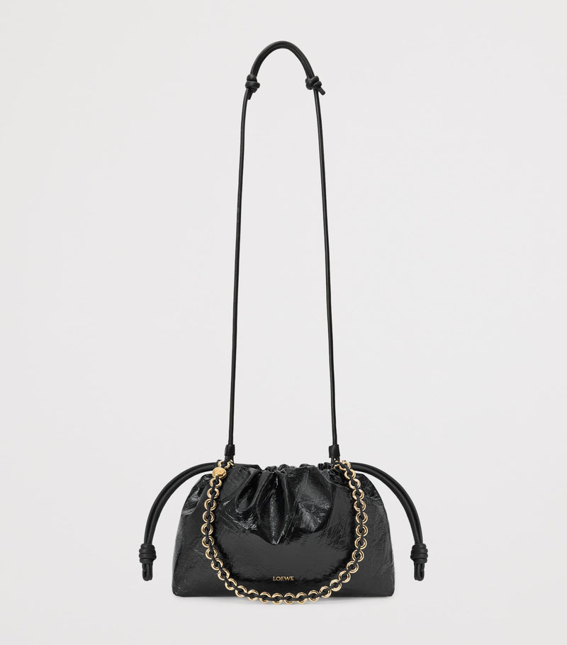 LOEWE medium eel leather Flamenco clutch bag, UK version