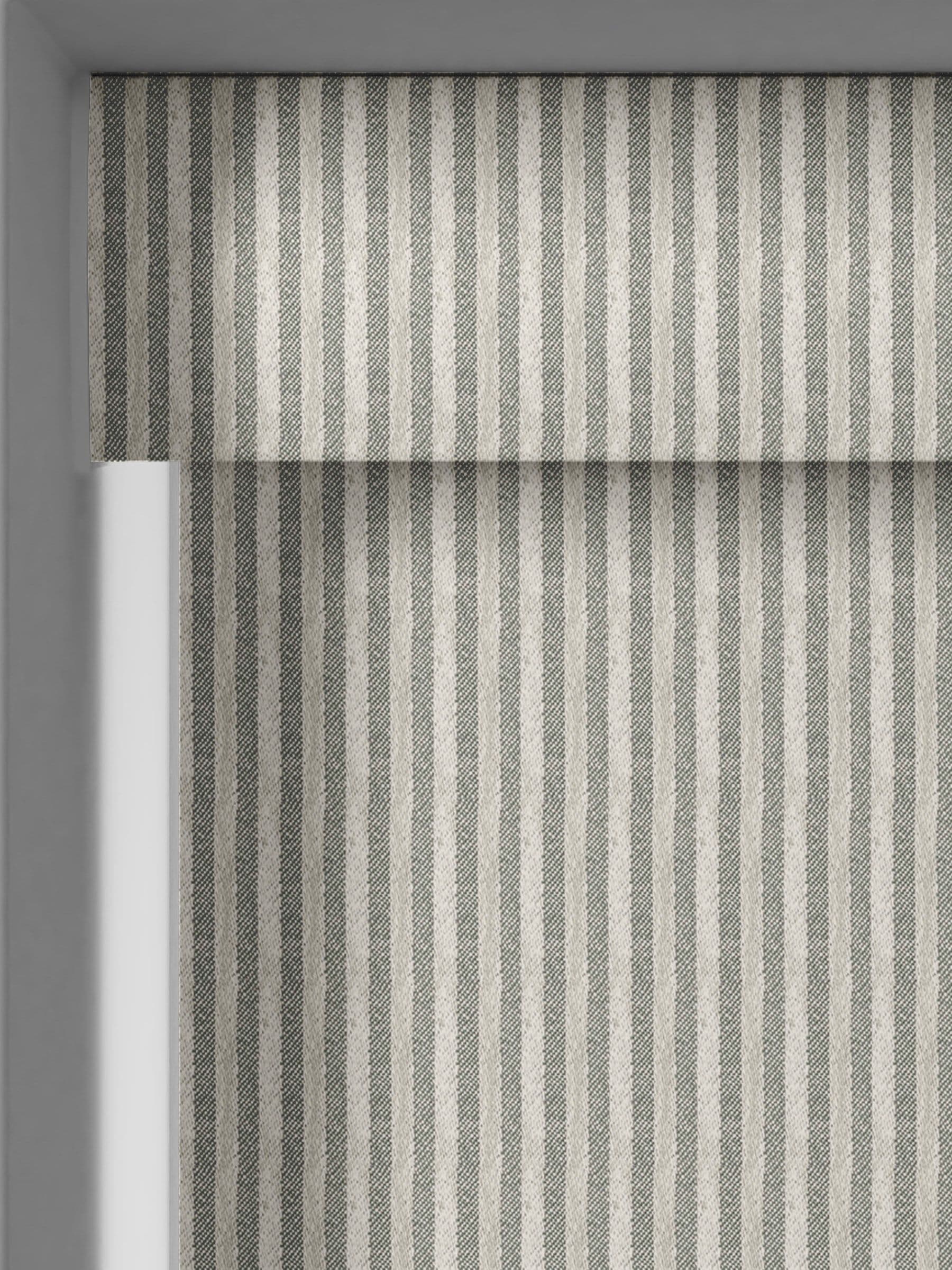 Emily Bond roller blinds Pebble Oscar Stripe - British product
