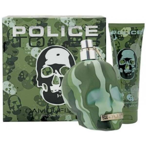 Police To Be Camouflage EDT and lotion gift set (British brand)