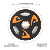 Phoenix Fitness 5KG Olympic weight plate, UK version